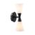 Herstal Harlekin Duo Wall Lamp Matte Black