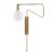 House Doctor Swing Wall Lamp Brass Small, 35 Cm