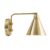 House Doctor Game Wall Lamp Brass Small, 20 Cm