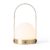 Audo Copenhagen Carrie Portable Table Lamp Brushed Brass