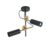 Konsthantverk Stav Ceiling Lamp Black/raw Brass, Spot 2-lights