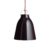 Fritz Hansen Caravaggio 2 Pendant Black Smooth-red Textile Cord