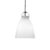 Fritz Hansen Caravaggio 1 Pendant White Opal Glass-grey Textile Cord