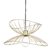 Globen Lighting Ray Ceiling Lamp Ø 45 Cm Brushed Brass