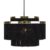 Globen Lighting Frans Ceiling Lamp Black Brass