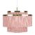 Globen Lighting Frans Ceiling Lamp Pink Brass