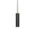 Konsthantverk Stav Pendant Xl Black/raw Brass