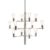 Herstal Manola 12 Chandelier Chrome