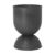 Ferm Living Hourglass Flower Pot Medium Ø41 Cm Black-dark Grey