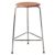 Fritz Hansen High Dot Stool Leather Walnut