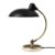 Fritz Hansen Kaiser Idell 6631-t Luxus Table Lamp Brass Matte Black