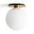 Audo Copenhagen Tr Ceiling/wall Lamp Brass Matte Opal Glass