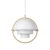 Gubi Multi-lite Ceiling Lamp Small Brass-white