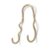 Ferm Living Curvature Hook Double Brass