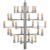 Herstal Manola 30 Chandelier Chrome