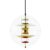 Verpan Vp Globe Brass Pendant Lamp Ø40 Cm