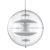 Verpan Vp Globe Glass Pendant Lamp Ø50 Cm