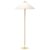 Gubi 9602 Floor Lamp Brass-canvas