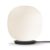 New Works Lantern Globe Floor Lamp Large Frosted White Opal Glass