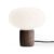 New Works Karl-johan Table Lamp Smoked Oak-white Opal Glass