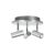 Belid Cato Round Ceiling Spotlight 3 Aluminium