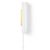 Ferm Living Vuelta Wall Lamp 40 Cm White-brass