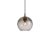 Belid Gloria Pendant Lamp Ø19 Cm Brass-smoke Coloured Glass