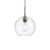 Belid Gloria Pendant Lamp Ø26 Cm Brass-clear Glass