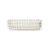 Ferm Living Ceramic Plated Basket Oval 15×30 Cm Off White