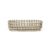 Ferm Living Ceramic Plated Basket Oval 15×30 Cm Cashmere