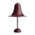 Verpan Pantop Portable Table Lamp 30 Cm Burgundy