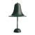 Verpan Pantop Portable Table Lamp 30 Cm Dark Green