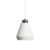 Herstal Edge Pendant Lamp Medium Matte White-bronze