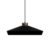 Herstal Edge Pendant Lamp Large Matte Black-bronze