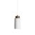 Herstal Edge Pendant Lamp Small Matte White-bronze