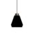 Herstal Edge Pendant Lamp Medium Matte Black-bronze