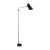 Northern Birdy Swing Floor Lamp Black-steel