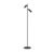 Belid Cato Slim Floor Lamp Double Matte Black-led