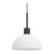 Herstal Vienda Pendant Lamp Black-opal Glass