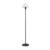 Herstal Vienda Floor Lamp Black-opal Glass