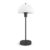 Herstal Vienda Table Lamp 50 Cm Black-opal Glass