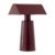 &tradition Caret Mf1 Portable Table Lamp Dark Burgundy