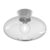 Belid Bullo Ceiling Lamp Xl Clear Glass Ø38 Cm Aluminium