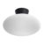 Belid Bullo Ceiling Lamp Xl Opal Glass Ø38 Cm Matt Black