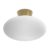 Belid Bullo Ceiling Lamp Xl Opal Glass Ø38 Cm Brass