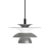 Belid Picasso Window Pendant Lamp Ø18×12.8 Cm Oxidee Grey