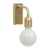 Belid Regal 1 Wall Lamp 12.9 Cm Brushed Brass