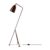 Gubi Gräshoppa Floor Lamp Glossy Walnut Brown