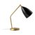 Gubi Gräshoppa Table Lamp Glossy Black-brass