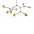 101 Copenhagen Drop Chandelier Chandelier Mini Brass